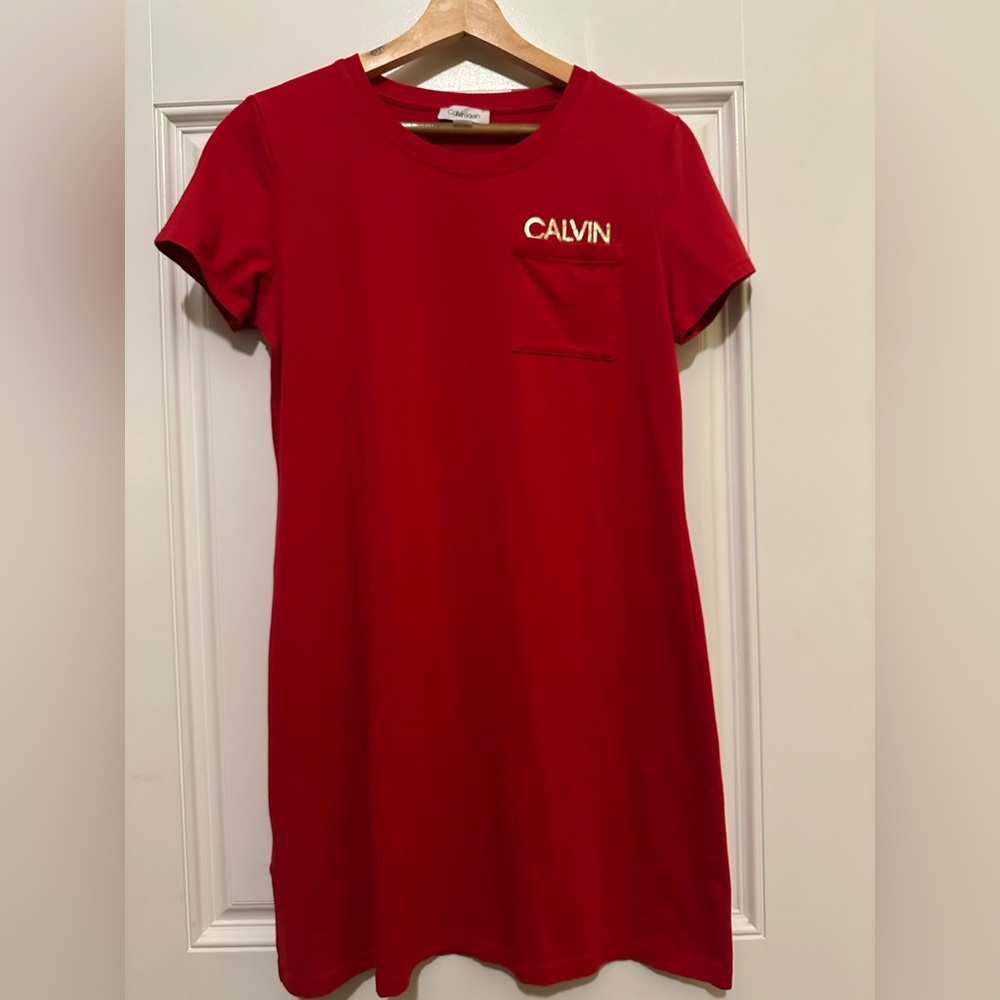 Calvin Klein T-Shirt Dress - Size Medium
